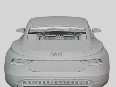 Audi e-tron GT Concept 2019 Printable Body 3D print model