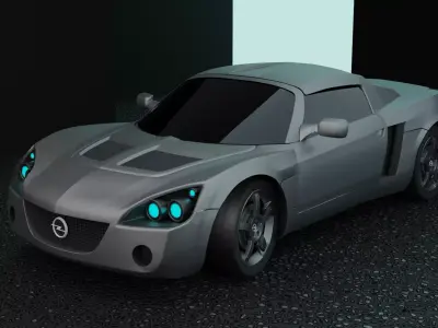 Opel car 3D model
