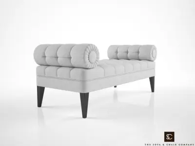 The Sofa and Chair Company Milton bench 3D model