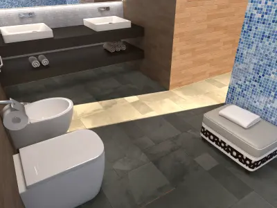 Bathroom 13 3D model