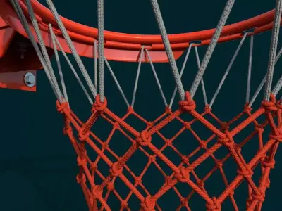 Basketball rim 3D model