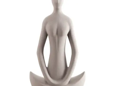 Decor table figure 3D model