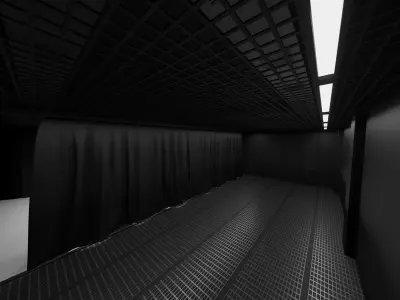 PHOTO STUDIO interior car studio Low-poly 3D model