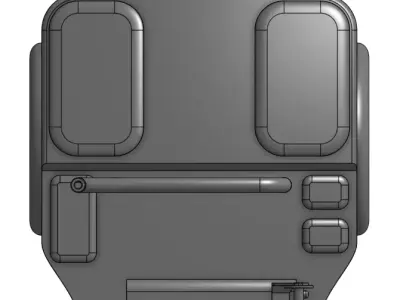 scx24 pipeline bed 3D print model