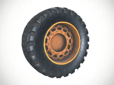 Heavy Vehicle Tyre 3D model