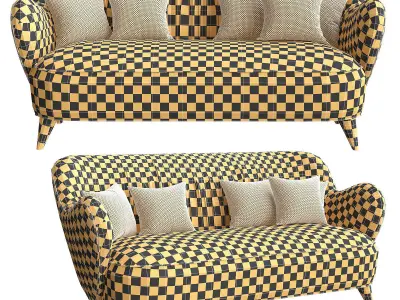 Sleeper Sofa Rahul Expo 3d model Low-poly 3D model