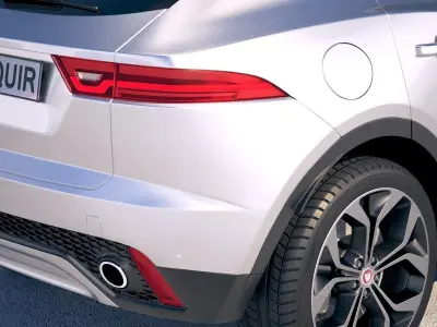 Jaguar E-Pace 2018 3D model
