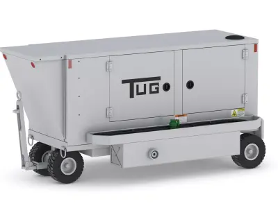 TUG Ground Powered Unit 28V Magnum 3D model