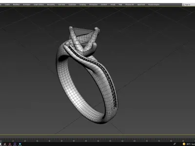 Ring luxury 3D model 3D model