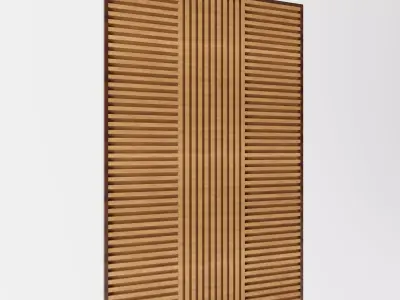 Wooden Wall Art Low-poly 3D model