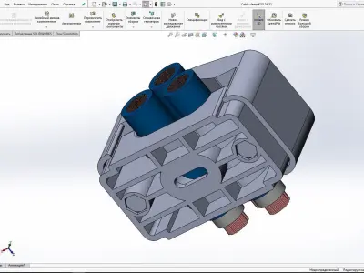 Cable clamp KO3 24-32 3D model