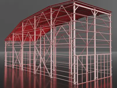 Grain Warehouse 3D model