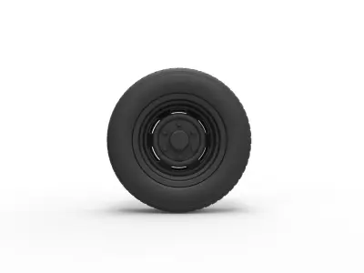 Car wheel 2 3D print model