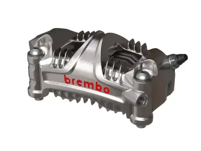 Brembo front Brake caliper Low-poly 3D model