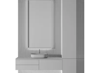 Luxury Bathroom 140 3D model