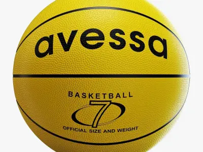 Basketball ball set 001 3D model