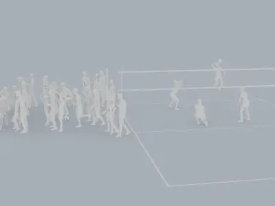 06 SPORT SUMMER CASU1 SITTELE SITTING PEOPLE SCANS MAN WOMAN 3D print model