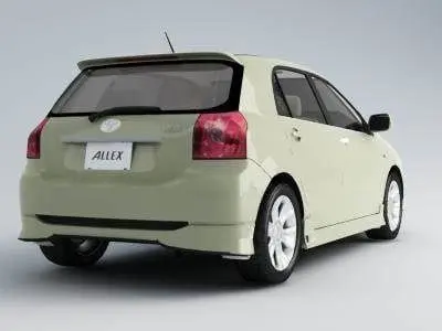 Toyota Allex full option full 3D model
