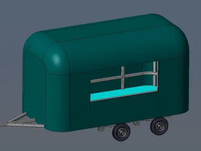 FOOD TRUCK  3D model