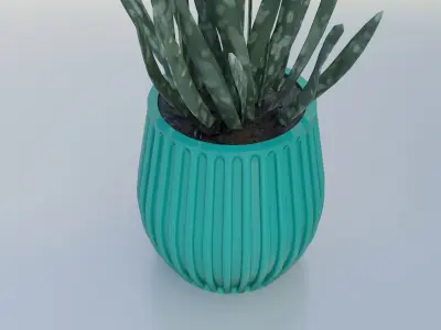 pot planter holder 09 3D print model