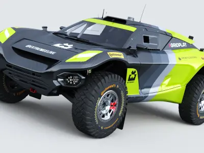 Extreme E E-SUV 2022 Template 3D model
