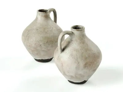 POLYPASTA - van-daalen - jug - grey nature 3D model