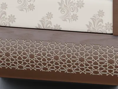 Arabesque sofa02 3D model