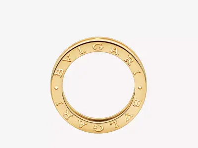 BULGARI - B ZERO 1 RING - ONE BAND VERSION 3D print model