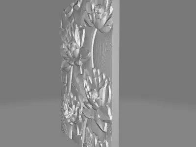 Flowers Poster 3D model