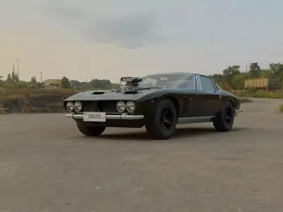 The Ultimate Post-Apocalyptic Car Collection Game Ready Models Low-poly 3D model