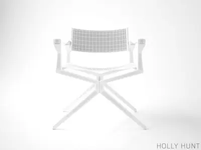 Holly Hunt Haka Director Chair 3D model