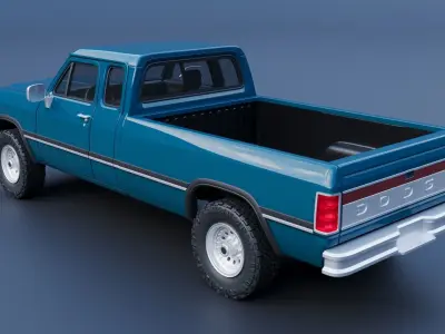 Dodge Ram 250 - 1991 3D print model