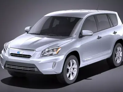 Toyota RAV4 EV 2014 VRAY 3D model