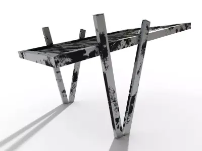 Canopy 1B Low-poly 3D model