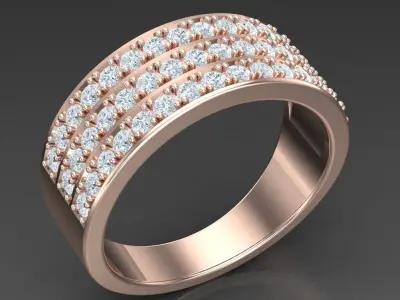 Luxury Men Rings Designs 5MR088 3D print model