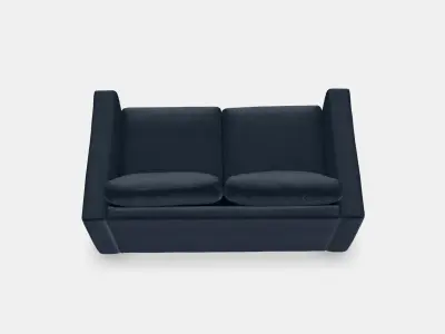 VIMLE Cover for 2-seat sofa 5 Low-poly 3D model