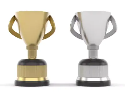 Trophy Cups 3D model 24