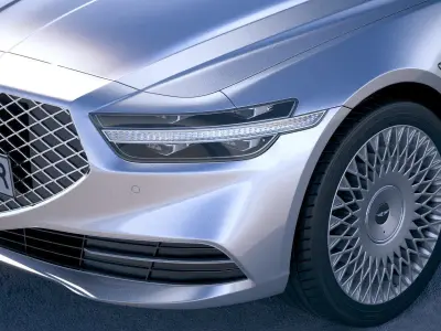 Genesis G90L 2020 Long 3D model