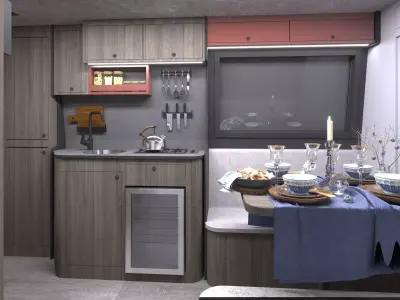 Caravan Design Iveco daily V2 3D model