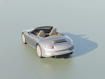 Car - Porche Cabrio 2015 3D model
