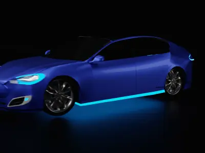 Tesla Model S car  3D model