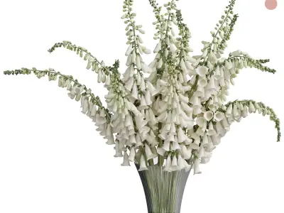 Flower In Vase 106 3D model