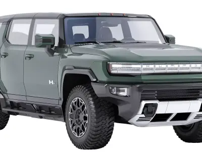 GMC Hummer EV Suv 2023 3D model