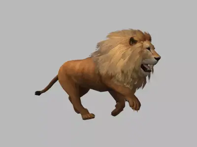 lion run loop 3D model