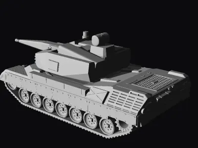 Leopard 1 skyranger30 air defend 3D print model