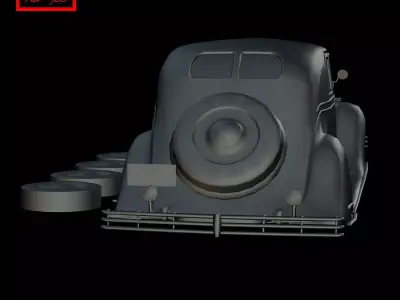 Chrysler Airflow 1934 3D print model