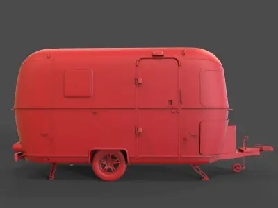 Airstream Bambi 3D print model