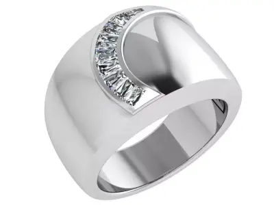 Diamond Band 4453 3D print model
