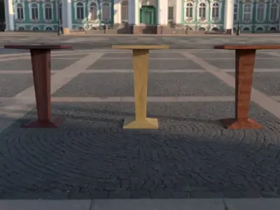 Speech stand 1  Free 3D model