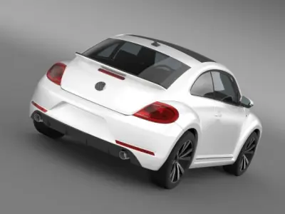 VW Beetle RLine 2014 3D model